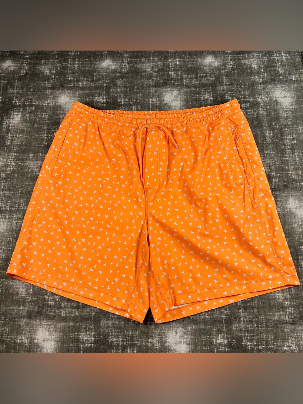 Birddogs Shorts Mens 3XL(36x8)Orange Classic Lined Athletic Stretch Performance
